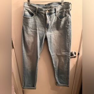 Old Navy “WOW” mid rise boyfriend jeans with cuffed bottoms